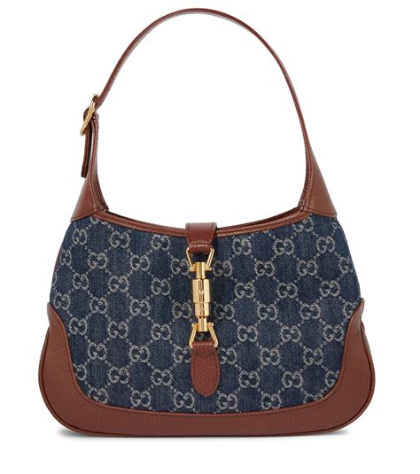 gucci blue small bag|Gucci blue denim bag.